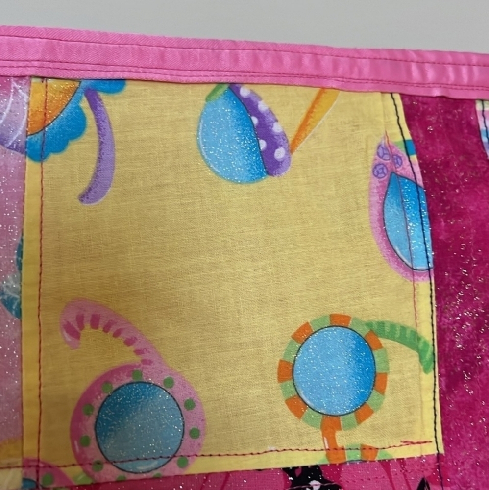 Patchwork Quilt Baby Quilt Collectible Quilt 40 x 40 - Picture 4 of 5